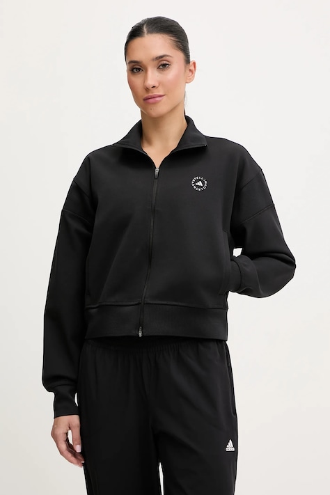 Спортивная кофта adidas by Stella McCartney цвет чёрный однотонная JJ0084