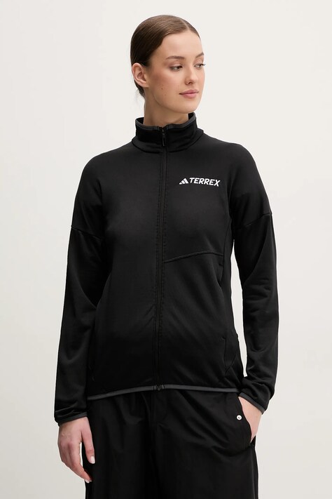 Sportovní mikina adidas TERREX Xperior černá barva, JE1361