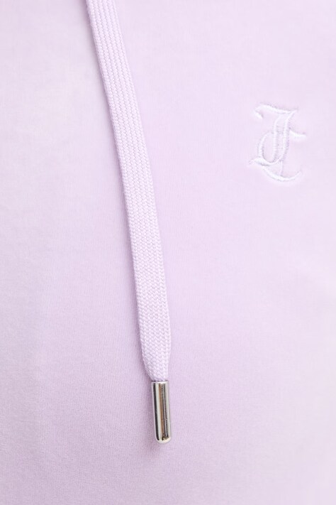 Juicy Couture жіноча бавовняна кофта на блискавці з капюшоном ROBERTSON CLASS — фото 5