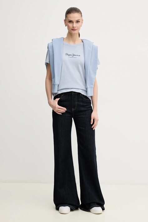 Кофта Pepe Jeans VENUS — SS25-BLD0FG, блакитний — фото 2