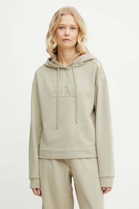 felpa donna colore beige con cappuccio 2516921027600