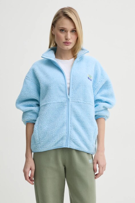 Dukserica od flisa American Vintage bez uzorka, HOK16CE25