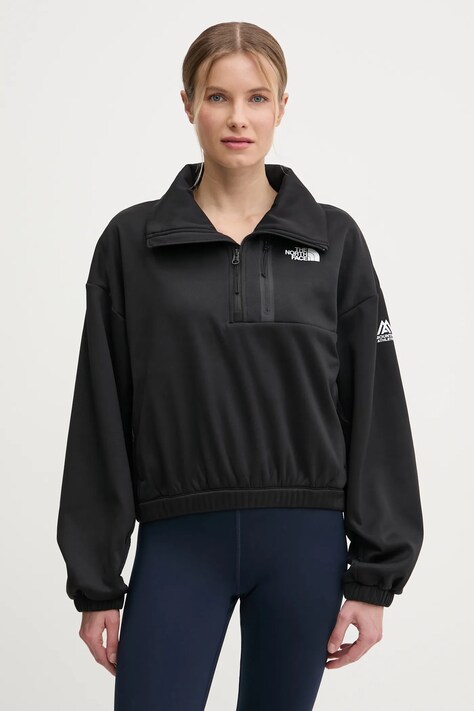 The North Face hanorac Mountain Athletics culoarea negru, uni, NF0A8BFPJK31