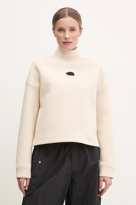 The North Face bluza Relaxed damska kolor beżowy melanżowa NF0A89C1QMO1