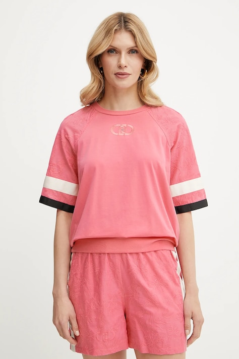 Футболка Liu Jo колір рожевий TA5157 JS088