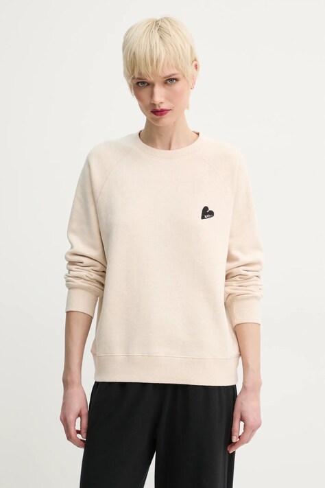 ZADIG&VOLTAIRE bluza femei, culoarea bej, melanj, JWSS01654