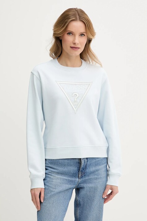 Guess bluza femei, cu imprimeu, W5GQ12 KBKM0