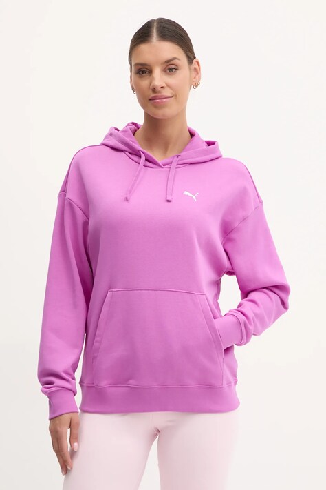 Puma bluza femei, cu glugă, neted, 682387