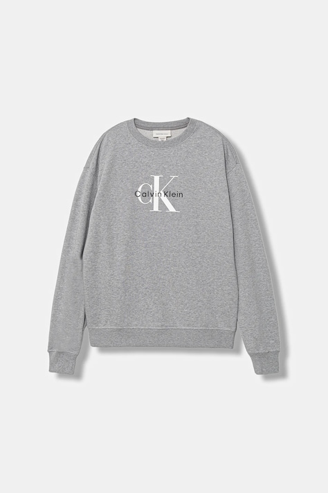 Pulover Calvin Klein Jeans ženski, siva barva, LV047B234G
