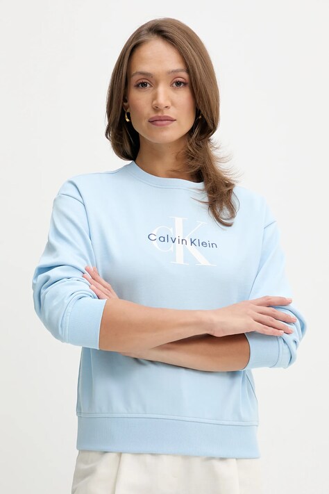 Calvin Klein Jeans bluză cu imprimeu, LV047B234G