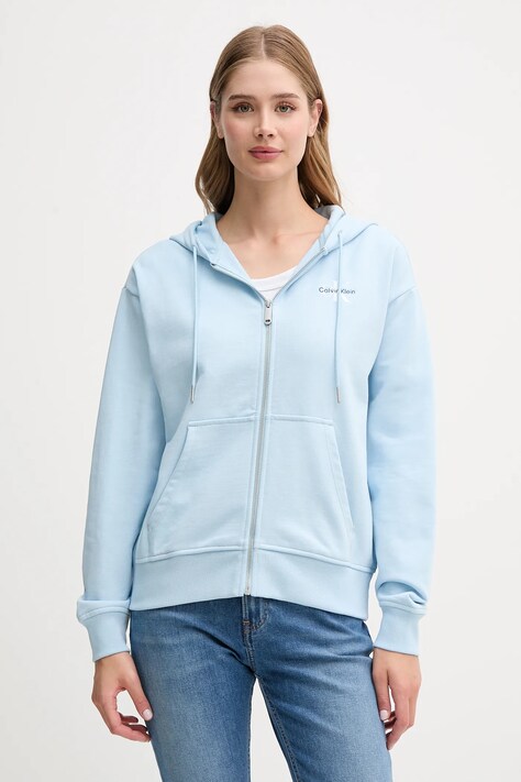 Calvin Klein Jeans bluză cu glugă, cu imprimeu, LV047B270G