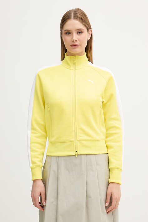 Puma bluza rozpinana damska Always on żółta 629796