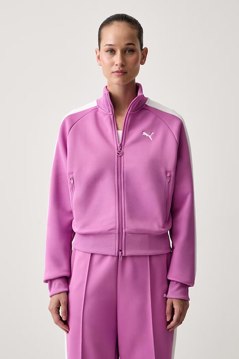 Puma mikina na zips dámska Always on fialová 629796