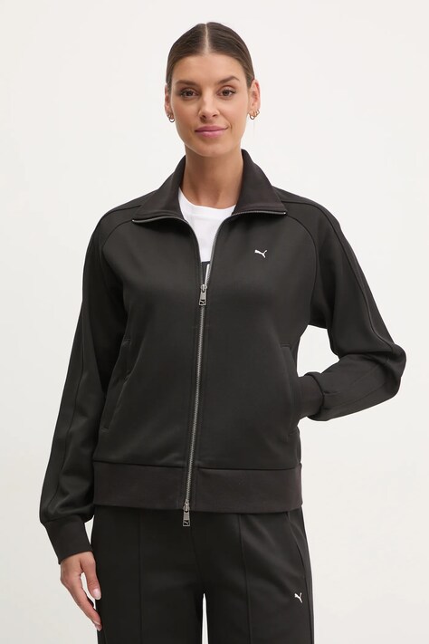 Μπλούζα Puma χρώμα: μαύρο, 629937
