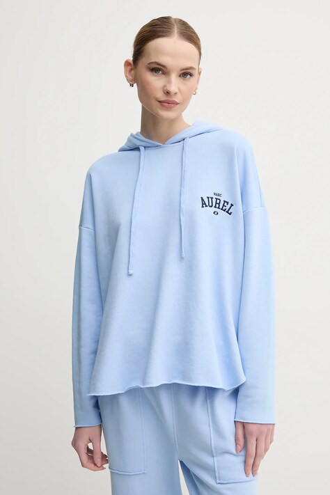 Dukserica Marc Aurel za žene, s kapuljačom, bez uzorka, 7644-7000-73707