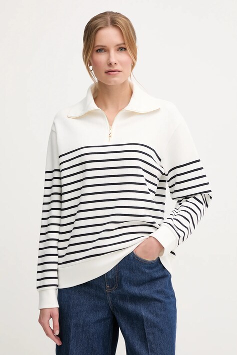 Bavlněný svetr Gant bílá barva, 4200588