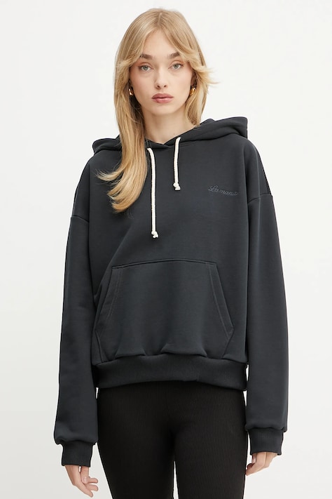 Кофта La Mania JUNA цвет серый с капюшоном однотонная JUNA