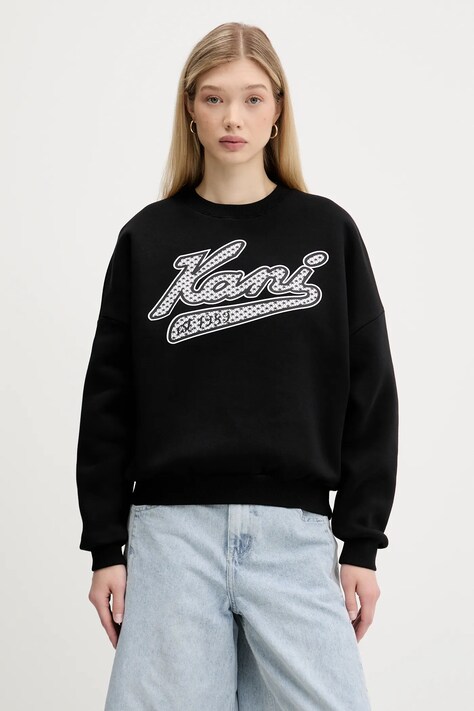 Karl Kani bluză culoarea negru, cu imprimeu, PD00005444