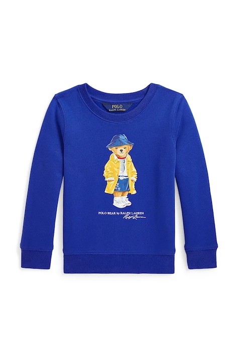 Дитяча кофта Polo Ralph Lauren колір синій з принтом 312957379001