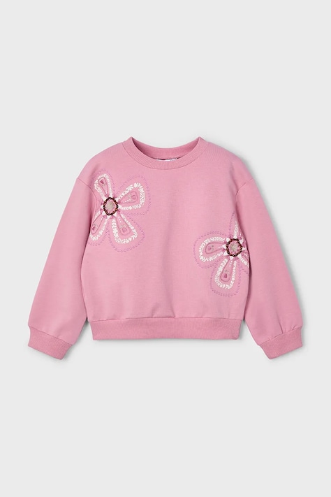 Mayoral bluza copii culoarea roz, cu imprimeu, 3402
