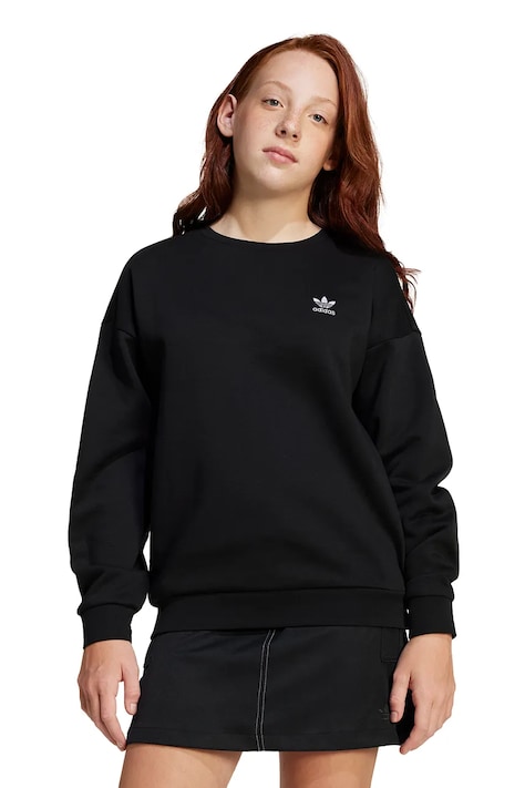 Кофта adidas Originals колір чорний однотонна JC8422