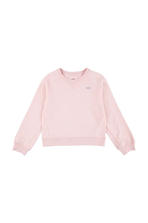 Levi's bluza copii LEVIS HD SILICONE BATWING culoarea roz, neted, 4EM191