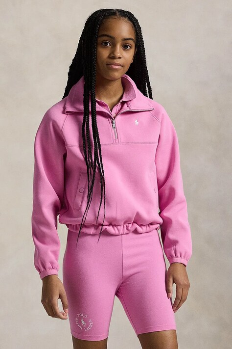 Παιδική μπλούζα Polo Ralph Lauren χρώμα: μοβ, 313965052001