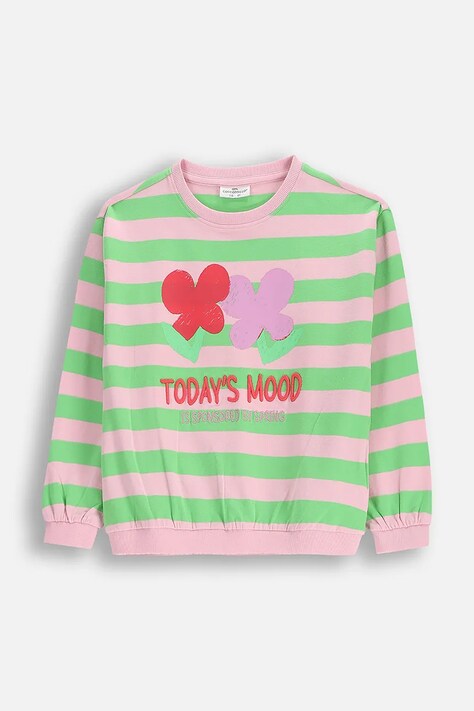 Суичър Coccodrillo в розово  MAXITROPIC GIRL KIDS