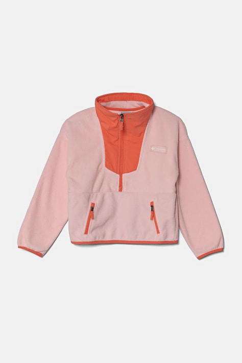 Columbia bluza polarowa dziecięca Sequoia Grove kolor różowy wzorzysta 2087651