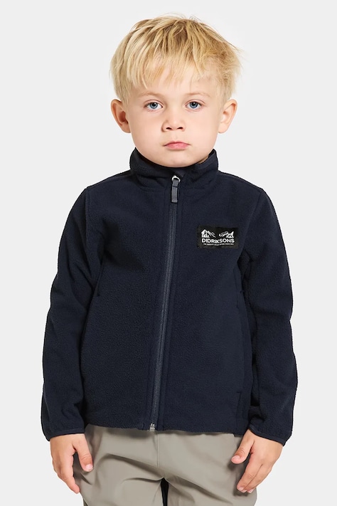 Didriksons bluza dziecięca MUSKOT KDS JACKET kolor granatowy gładka 505711