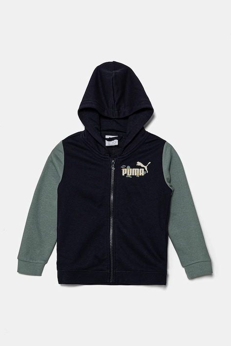 Παιδική μπλούζα Puma SANDY ADVENTURES Hoodie Full-Zip TR χρώμα: ναυτικό μπλε, με κουκούλα, 685158