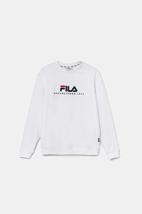 Otroški pulover Fila LOHBARBEK bela barva, FAT0627