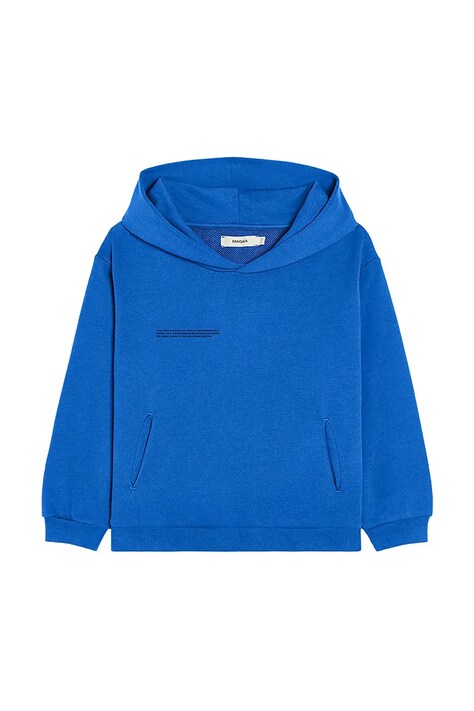Pangaia bluza KIDS' 365 MIDWEIGHT HOODIE kolor niebieski z kapturem 10000428