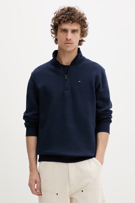 Tommy Jeans bluza męska z bawełny granatowa DM0DM20339