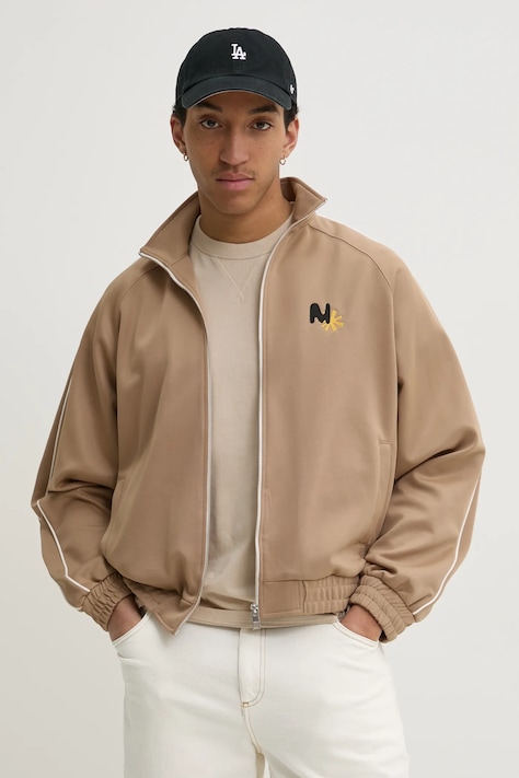 Суичър MSGM в зелено с изчистен дизайн 3840MM83.257267