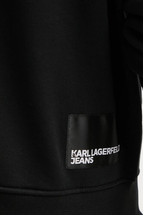 Karl Lagerfeld Jeans кофта чоловіча з бавовною — SS25-BLM01I, чорний — фото 5