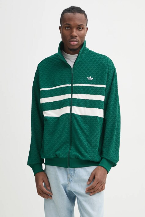 Μπλούζα adidas Originals Q12 MONOGRAM T χρώμα: πράσινο, JD0696