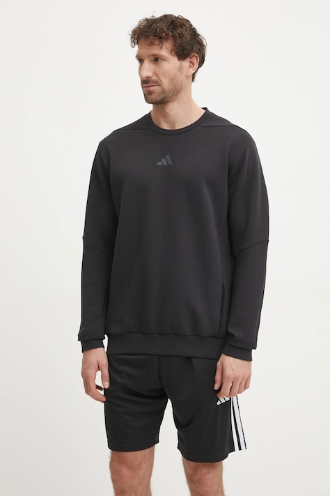Тренувальна кофта adidas Performance Designed for Training колір чорний однотонна JJ4642