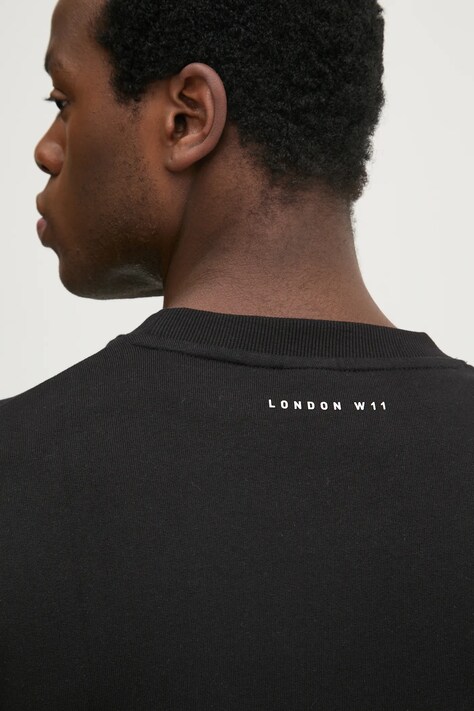 Бавовняна кофта Pepe Jeans DORIAN CREW — SS25-BLM08B, чорний — фото 6