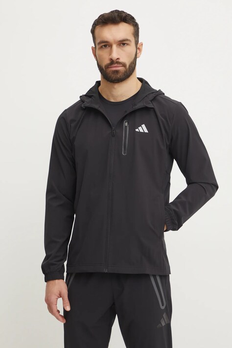 adidas geaca M WV TT barbati, culoarea negru, de tranzitie, JM2473