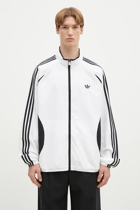 Кофта adidas Originals Teamgeist Tracktop мужская цвет белый узор JP1116