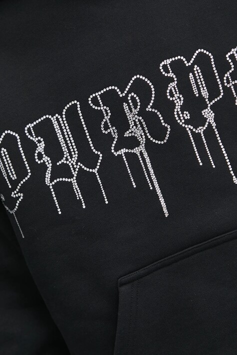 Бавовняна кофта PURPLE BRAND HWT FLEECE PO HOODY — SS25-BLM0DF, чорний — фото 5