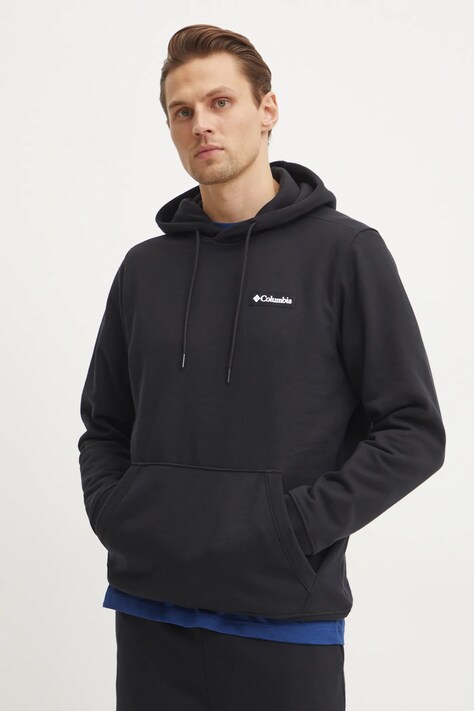 Columbia bluza Meridian Creek barbati, culoarea negru, cu imprimeu, 2105851