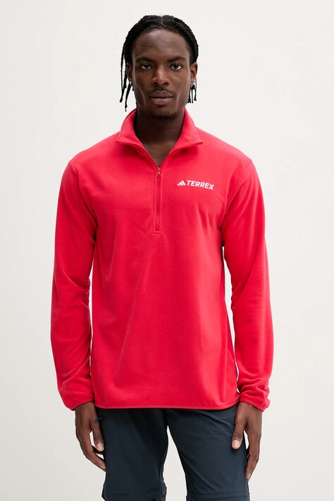 Αθλητική μπλούζα adidas TERREX Essentials χρώμα: κόκκινο, JP0787