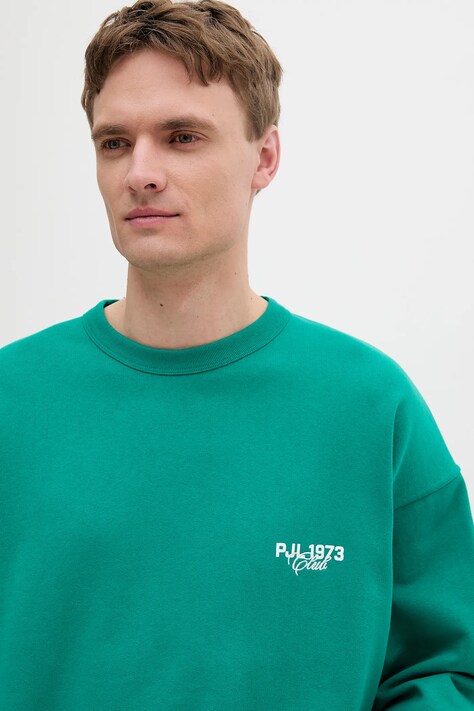 Бавовняна кофта Pepe Jeans COLVILLE CREW — SS25-BLM0HD, зелений — фото 5