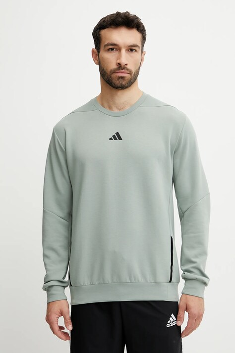 adidas Performance hanorac de antrenament Designed for Training culoarea verde, uni, JI8166
