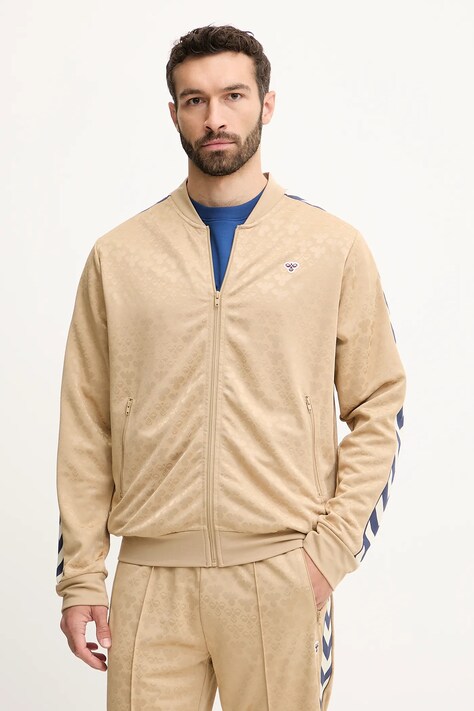 Кофта Hummel колір зелений візерунок 227580