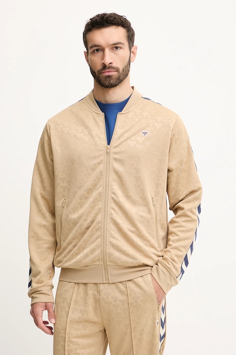 Кофта Hummel колір зелений візерунок 227580