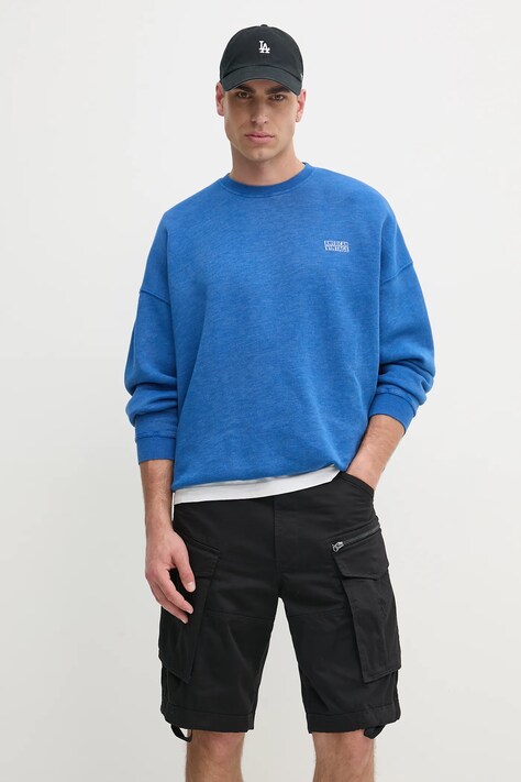 American Vintage felpa uomo colore blu  MDOV03AE25