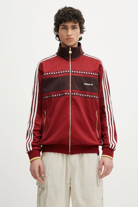 adidas Originals bluza Track Top męska kolor czerwony z aplikacją KA4388